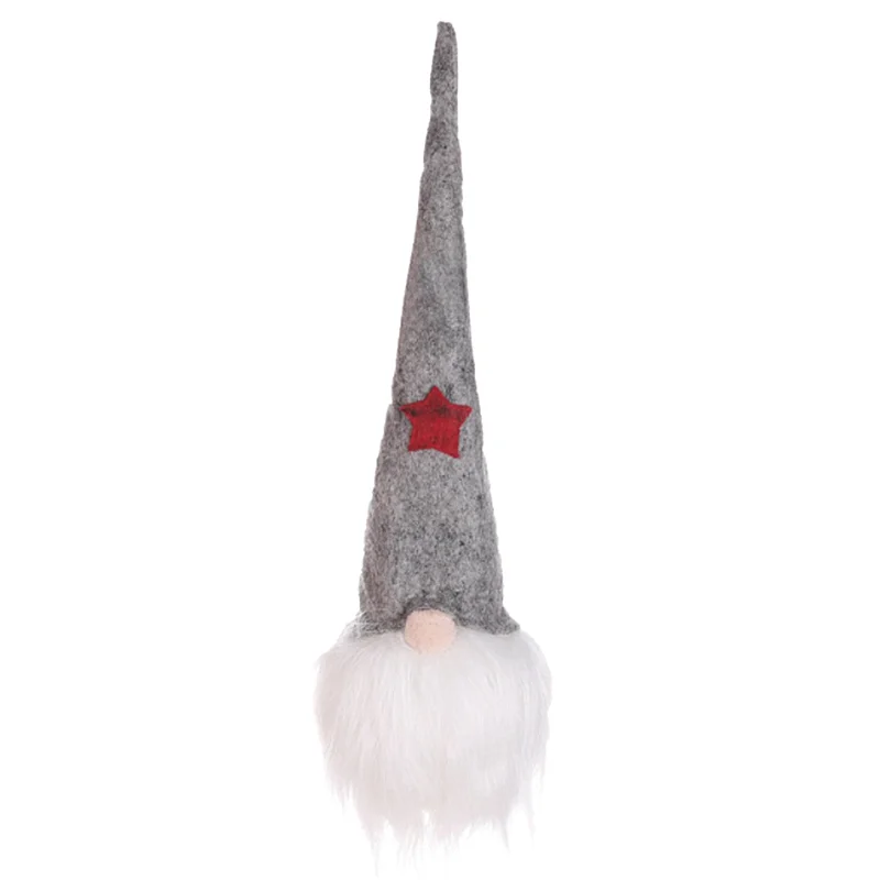 C 1PC Новая Длинная с капюшоном светодиодный светильник Gnome кукла Рождественская Подвеска Висячие украшения декоративный орнамент для дома Праздничная вечеринка - Цвет: C 1PC