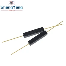 10 pces reed interruptor plástico tipo GPS-14B GPS-14A 2*14 anti-vibração dano interruptor magnético nc gerkon normalmente fechado/aberto