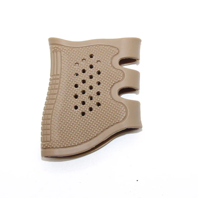 10 шт./лот тактическая резиновая ручка чехол для Glock 17 19 20 22 31 32 страйкбол пистолет