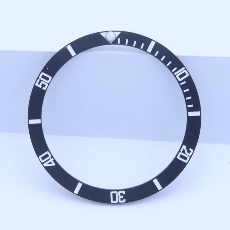 38mm Flat Ceramic bezel Insert Fit  SKX007 SKX009 SRPD SRPE Watch Accessories Green luminous Bezel Insert Men Gift