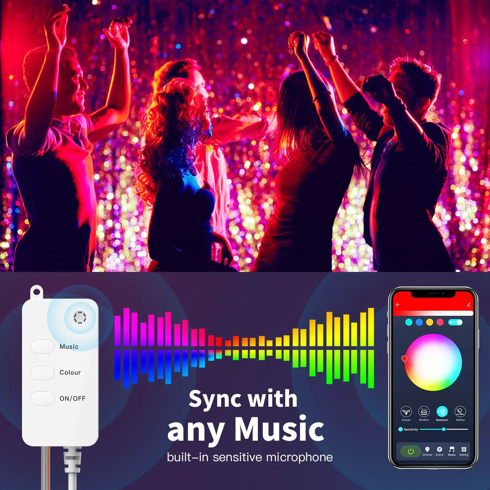 Tuya WiFi Globe Fairy Lights Outdoor RGB Garland Festoon LED String Lights Party Garden Wedding Decor Work With Alexa & Google
