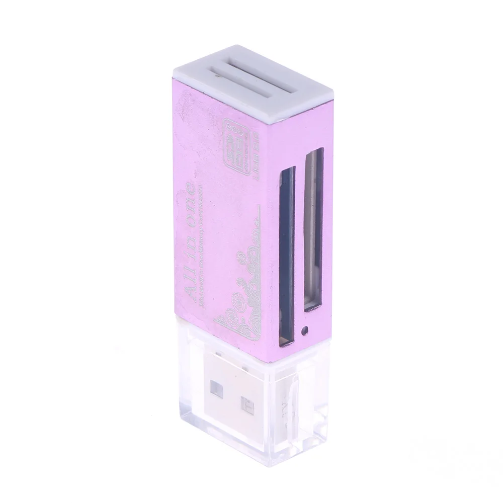 Горячая-карточка распродажи ридер крошечные USB 2,0 мульти карты памяти ридер адаптер для картридер 2 микро-sd TF M2 MMC подарки