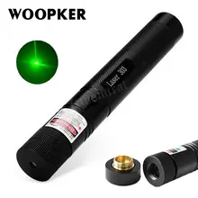 Лазерная указка зеленая точка Тактический 532 нм 5 мВт высокомощное устройство Регулируемый фокус лазер с лазером 303 зелеными огнями