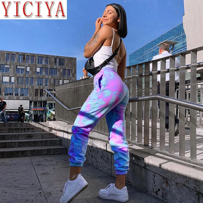 Womens tie dye sweatpants Clearance
