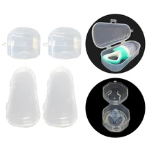 2 шт. Пылезащитная коробка для детских сосок с 2 шт. соска для кормления соска защитный чехол для хранения соска держатель Контейнер