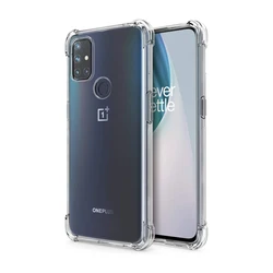 Shockproof Silicon Transparent TPU Back Cover for Oneplus Nord N10 5G (Clear)