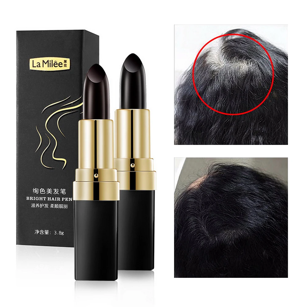 

One-Time Coverage Modify Hair Cream Stick Cover Up White Hair Colour Dye Hair Color Black Brown Professional Hair Stick Color