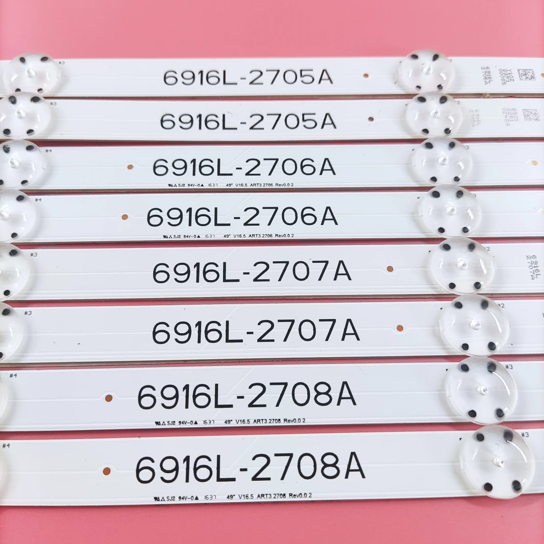 100% новая светодиодная лента для подсветки 49UH6210 49UH610A 49UH610T 49UH610 49UH617T 49UH617V 49UH617Y 49UH620V