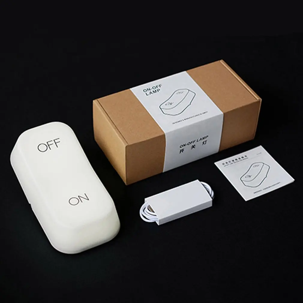 

On-Off Touch Switch Lamp USB Charging LED Adjustable Brightness Night Light Gravity Sensor Bedside Lamp LED Light