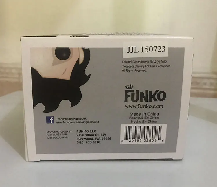 Funko Pop Edward Scissorhands Виниловая фигурка куклы игрушки