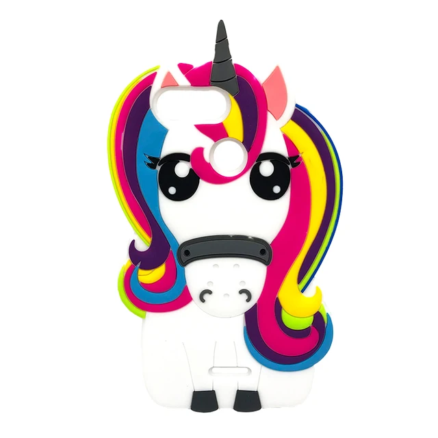 For Xiaomi Redmi 6A Case 3D Silicon Lucky Cat Bear Unicorn Cupcakes Cute Cartoon Soft Phone Cover For Xiaomi Redmi 6 / 6A 5.45