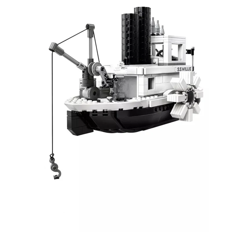 Новые идеи совместимы с legoings Steamboat Willie Movie Fit 21317 фигурки строительные блоки