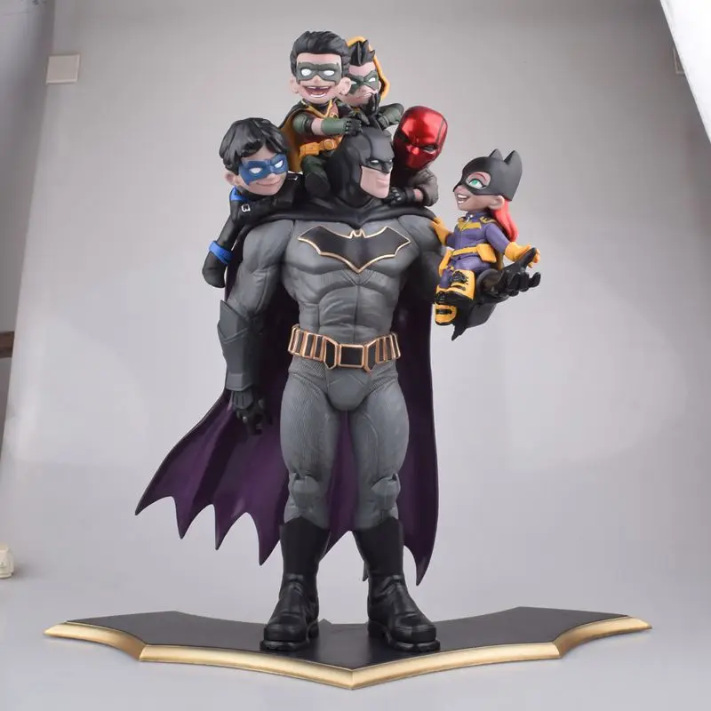  DC Comics Batman Family Q-Master Diorama Statue Figure Toy Brinquedos Figurals Model Gift