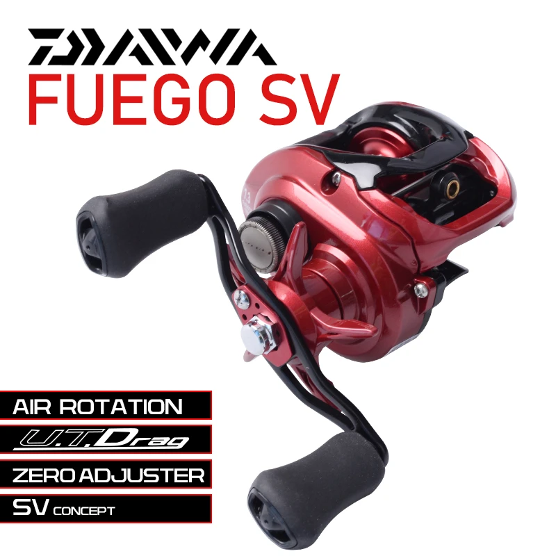 Original Daiwa Fuego Sv Cs 103h 103hl 103sh 103shl Baitcasting Fishing Reels 5bb 6 3 7 3 1 Metal Sv Spool Reel Fishing Saltwater Fishing Reels Aliexpress