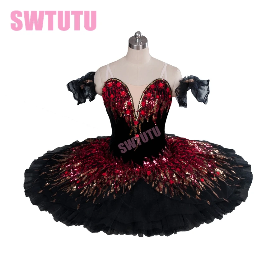 

2014 New Arrival!adult high quality black professional ballet tutu swan lake ballet costumes,red ballet tutu for girls,