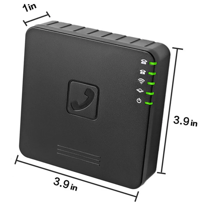 Беспроводной маршрутизатор VoIP с 2 портами IP GT202 Wi Fi телефонный шлюз VOIP SIP PBX адаптер