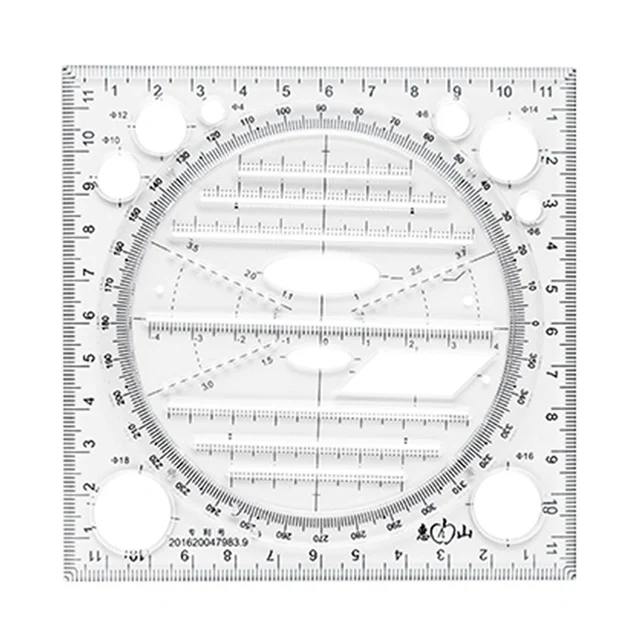 school ruler set Stationery & office school stencils for Drawing compas