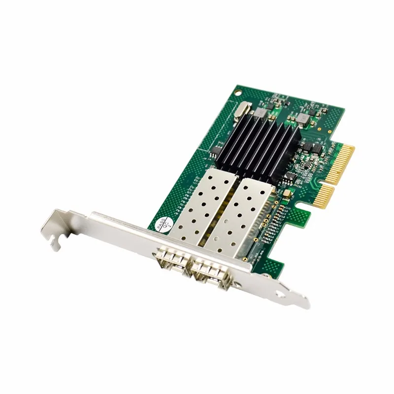 PCIE Dual Gigabit SFP Fiber 10/100/1000 Мбит/с Ethernet сервер Nic 82576 | Компьютеры и офис