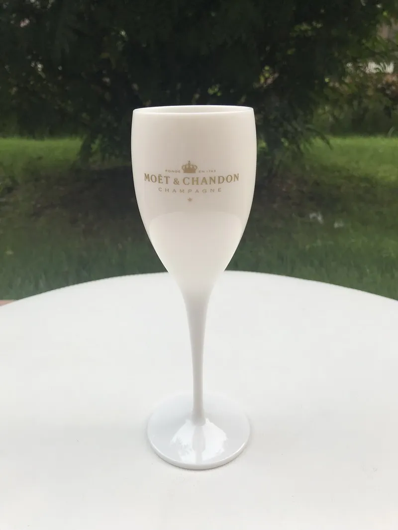 Пластиковый Оранжевый Белый MOET E CHANDON бокал для вина ледяной Императорский цветной бокал для вина - Цвет: Светло-желтый