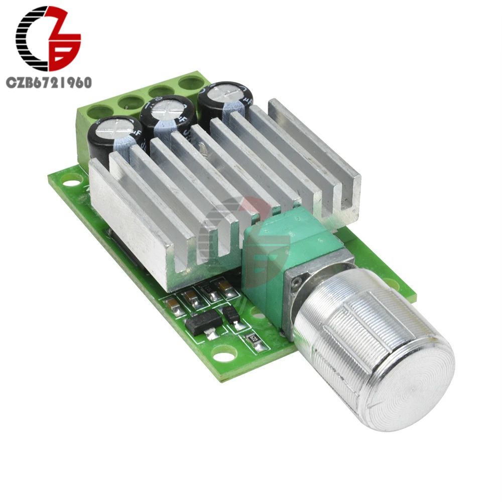 10A 12 V-30 V PWM контроллер скорости мотора постоянного тока 12V 24V Регулируемый регулятор скорости Диммер переключатель управления для мотора вентилятора светодиодный свет