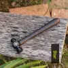 All is Hammer 45# Carbon Steel badge Hammer 220g Mallet  Gavel Ebony Wood Handle Hand Tools EDC Tool 3