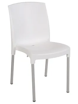 

Chair JEN, aluminum, white polypropylene