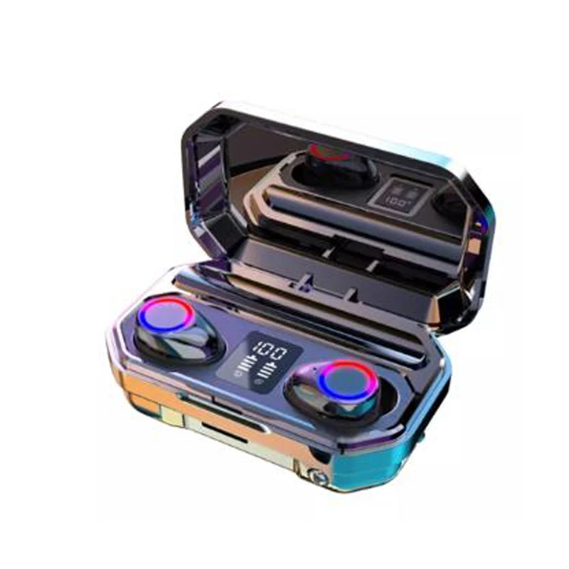 2200mAh Wireless Headphones Touch Control Bluetooth 5 0 Earphones Earbuds TWS Sport Headset Noise Cancel LED Display Waterproof