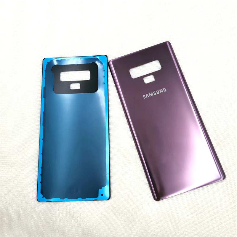 Чехол для samsung galaxy note9 note 9, Официальный 3D стеклянный чехол на заднюю панель, защитный Сменный Чехол, настоящая наклейка на заднюю дверь