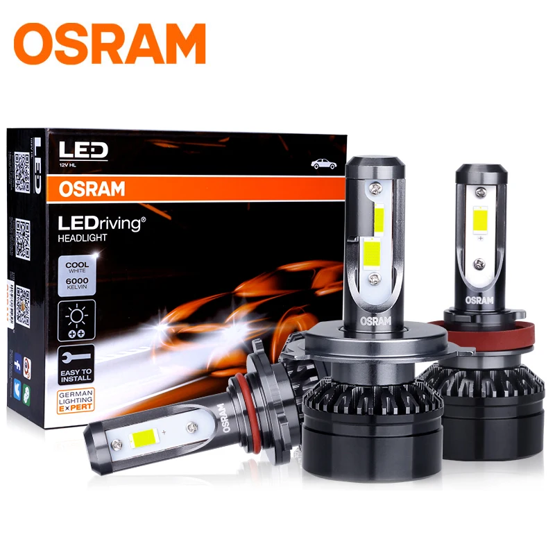 Osram Led Headlight Ledriving H4 Led 9005 9006 H7 Led Lamp H11 H1 Bulb 6000k White Light Auto Car Lights Made Germany - Car Bulbs(led) -