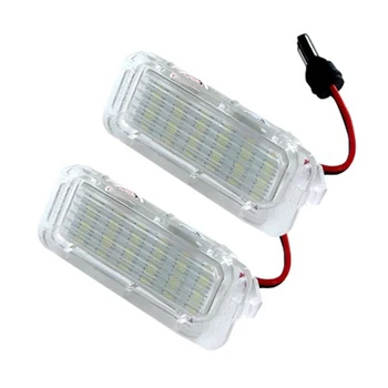 

Auto License Plate Light Parts Replacement Accessories Car White LED 6500K Bulbs