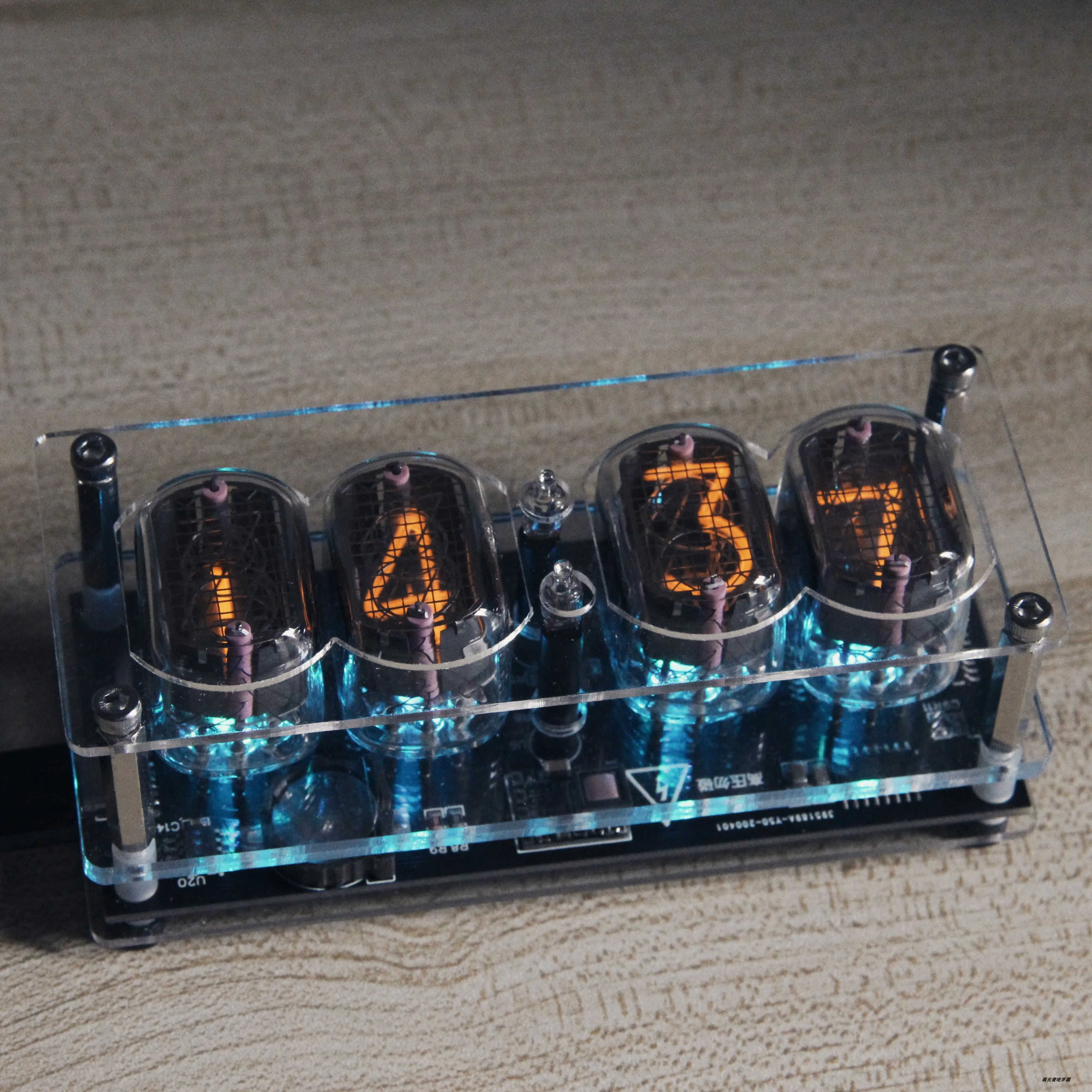 Vendita Calda Nixie Tube Orologio Digitale Calendario Elettronico 4 Bit Lcd Time Photo Display Creativo Retro Desk Decoration Gift