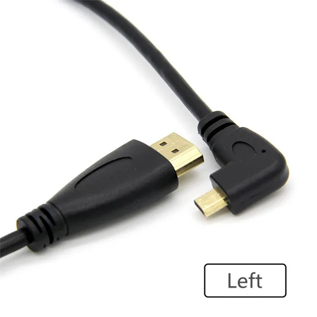 Cable Adaptador HDMI A Micro HDMI De 90 Grados - 1.8 Metros, ángulo Ajustable Izquierda/derecha/arriba/abajo