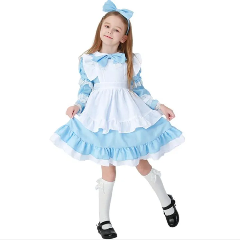 Women-Kids-Girls-Maid-Waitress-Children-Lady-Princess-Cosplay-Costumes-Carnival-Party-Costume-Christmas-Halloween-Navidad (3)