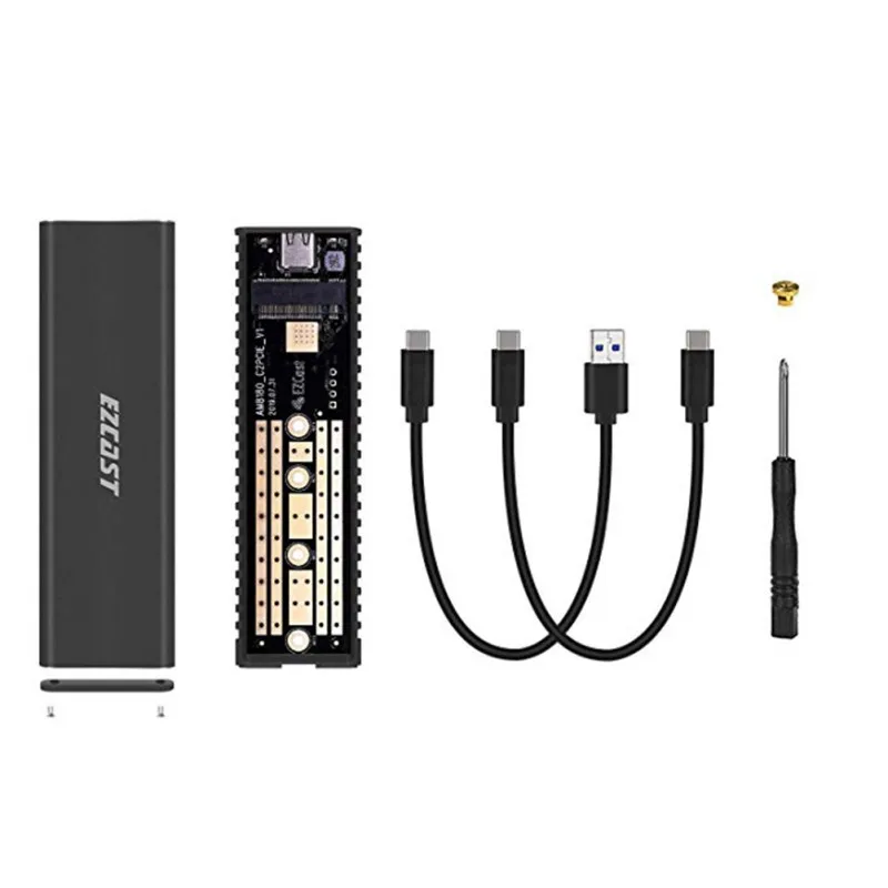 Высококачественный профессиональный Прочный портативный шасси SSD адаптер USB 3,1 USB C поддержка UASP Горячее предложение
