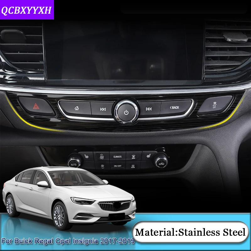 Для Buick Regal Opel Insignia- Холден коммодор 18-19 Автомобильная Центральная кнопка украшение с блестками внутренняя наклейка аксессуары