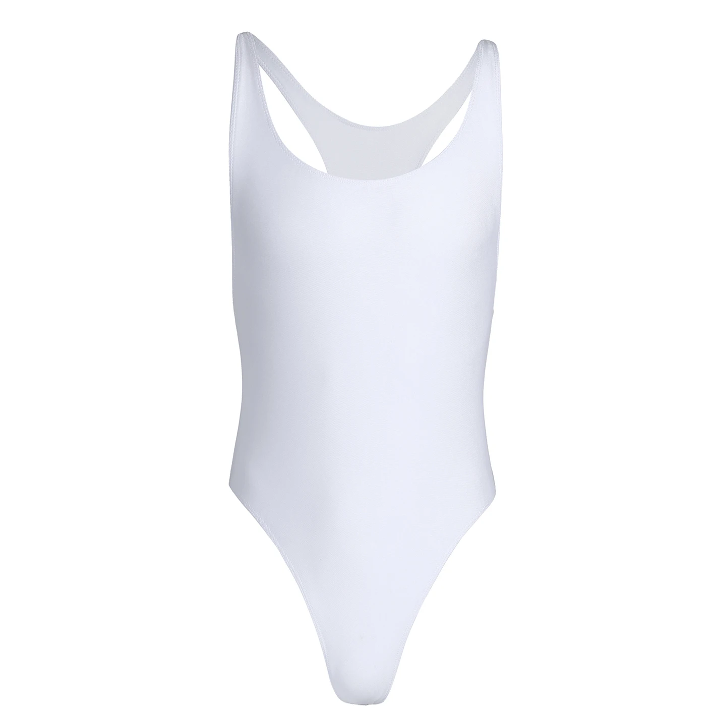 MSemis Men Body suit High Cut Thong Leotard Bodysuit Bodystocking One-piece Makini Bodysuit Leotard Singlet Underwear Swimmsuit Men Bodysuit Jumpsuit