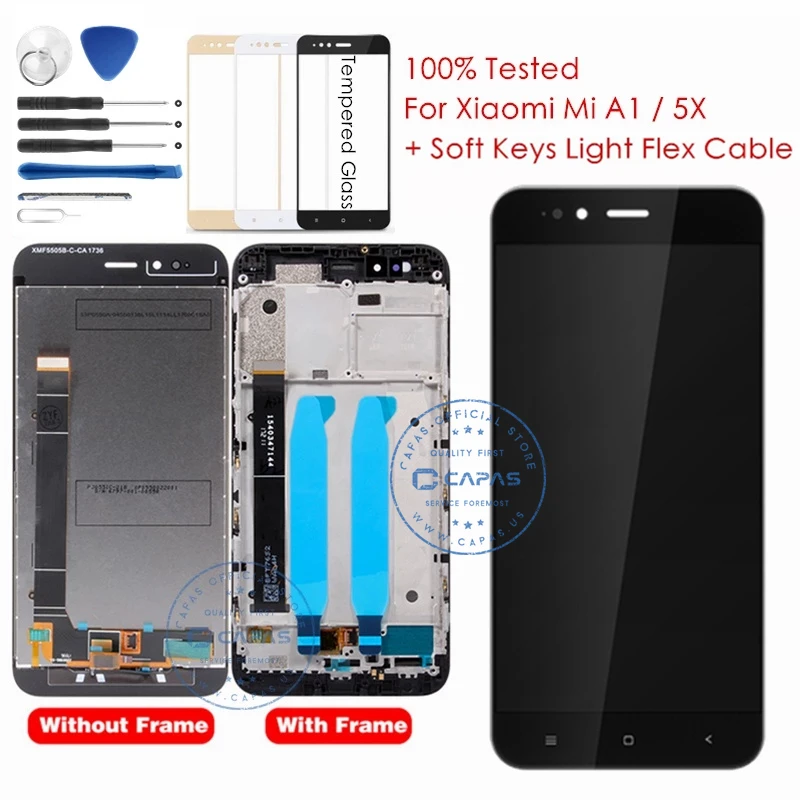 For Xiaomi Mi A1 Lcd Display + Frame 
