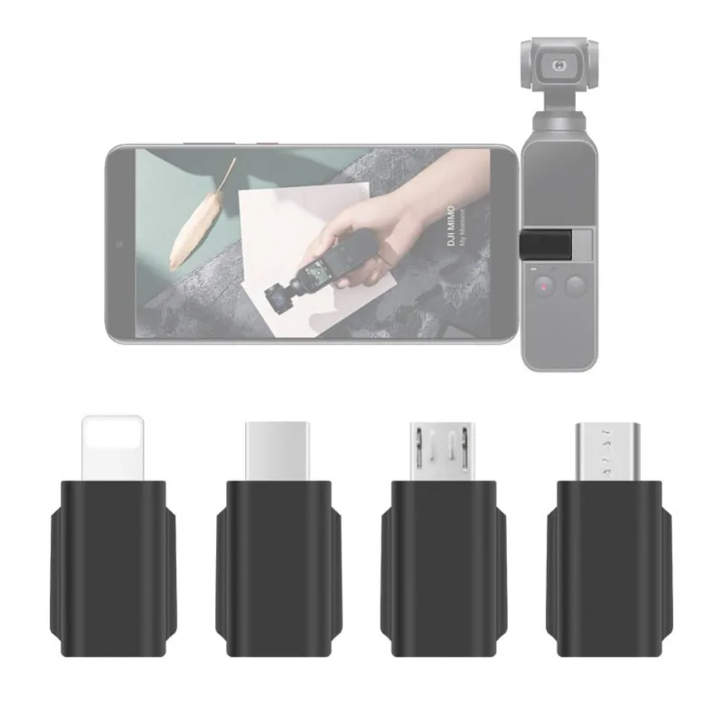 Высококачественный смартфон адаптер интерфейсный разъем адаптер для DJI Osmo Pocket Apple/Android standard/Reverse/type-C