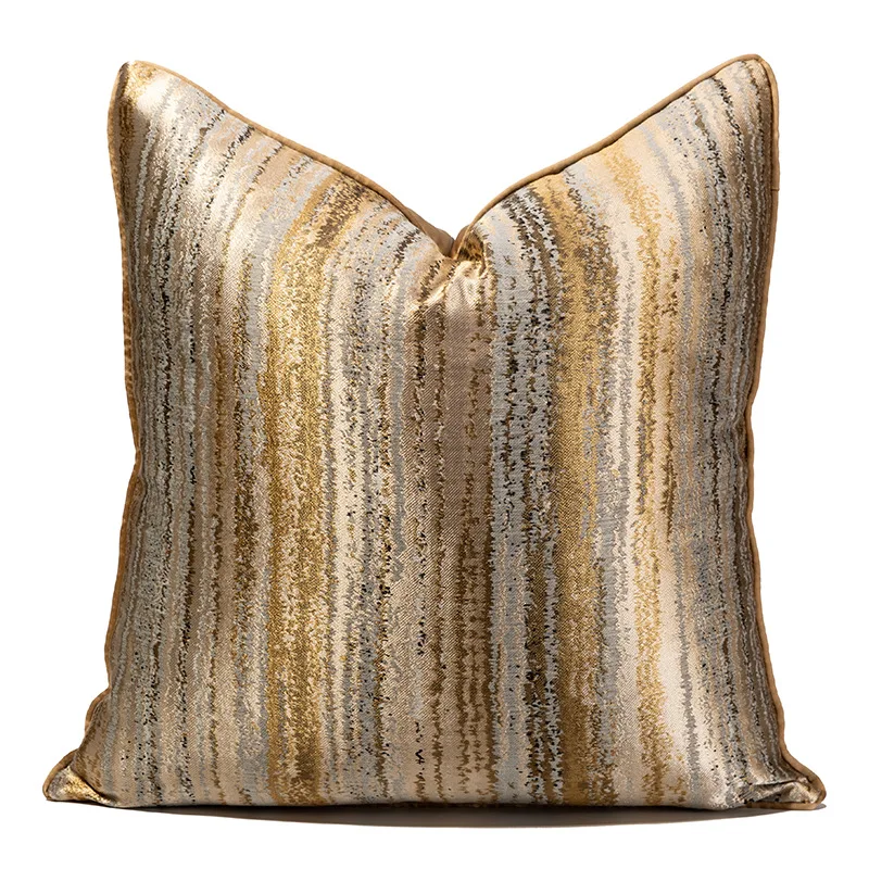 outdoor patio cushions Luxury Throw Pillow for Couch Sofa Home Decor Velvet Soft Square Cushion Solid  45*45 Golden large cushions