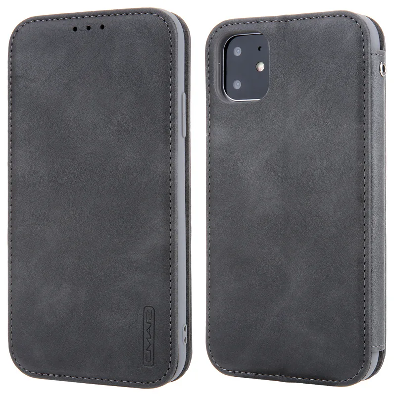 Кожаный чехол-книжка для iPhone 7 8 Plus X XR XS Max 11 Pro | Мобильные телефоны и аксессуары