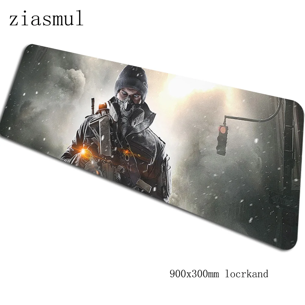 Коврик для мыши tom clancy's the division 900x300x3 мм коврик для мыши xl игровой коврик для мыши геймер натуральные резиновые коврики для мыши Клавиатура ПК pad - Цвет: Size 900x300x3mm