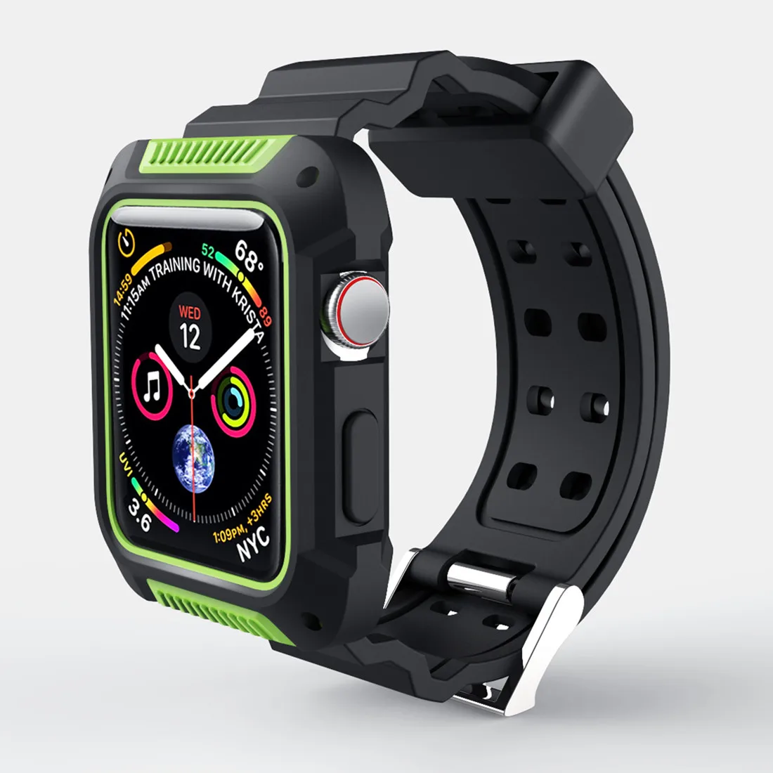 Чехол+ ремешок для apple watch band apple watch 4 3 band iwatch 42 мм/38 мм 44 мм 40 мм Защитная крышка correa pulseira