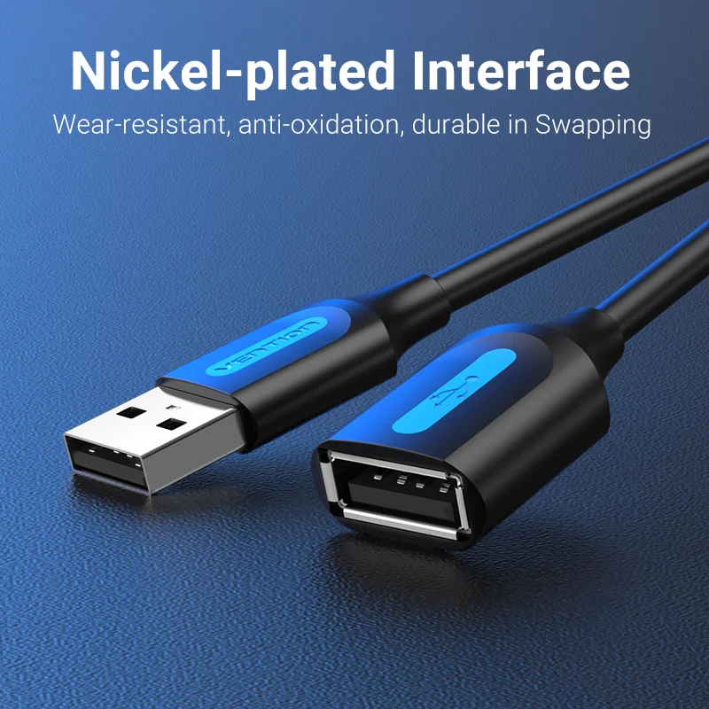 Vention USB Удлинительный Кабель 2 0 для мужчин и женщин удлинитель Smart TV ноутбука