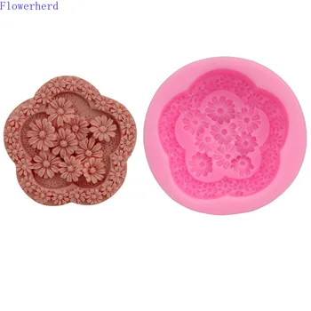 

Small Flower Silicone Cake Mold DIY Fondant Mold Baking Tools Ice Tray Cake Decorating Handmade Soap Mold Chocolate Candy Mold