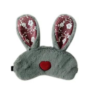 

Sleep Eye Mask Long Ear Rabbit Eyes Cover Relieving Elastic Band Comfortable Eyeshade Cold Hot Fatigue Eyes Protector