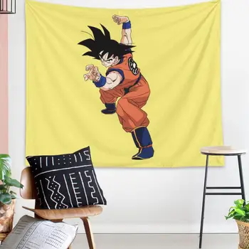 

Dragon Ball Painting Tapestry 3D Printing Tapestrying Rectangular Home Decor Wall Hanging WUKONG32