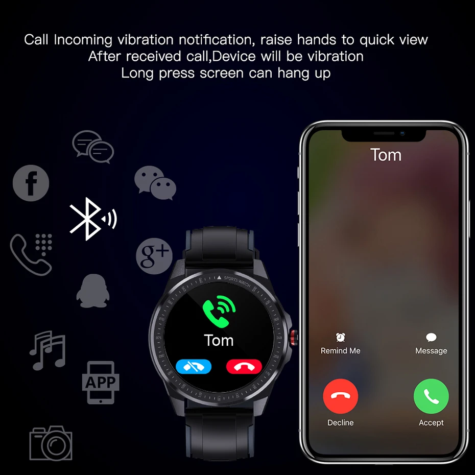 Новинка GPS Смарт часы SN88 мужские Bluetooth спортивные наручные IP68 фитнес трекер для