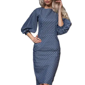 

Women Club Party Dress for Lady Boho Bud Slim Bodycon Dress Femme Lantern Sleeve Knee Length Summer Dress for Ladies NN2