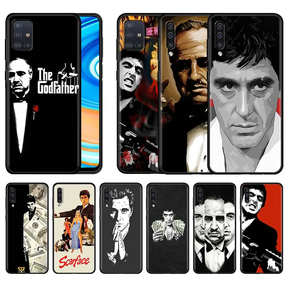 Case For Samsung Galaxy A51 A71 A21s A12 A31 A72 A52 A32 5G A41 A02s Ultra Thin Silicone Phone Cover Coque Scarface Godfather | Мобильные
