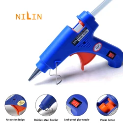 20w padrão europeu quente melt pistola de cola diy mini ferramenta reparo temperatura aquecimento elétrico ferramentas manuais do agregado familiar industrial